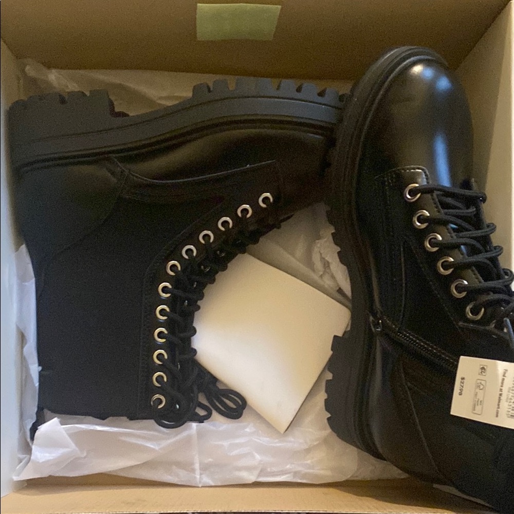 Black Combat Boots